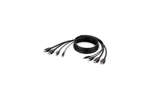 Belkin F1dn2ccbl-hh6t Kvm Cable Black 1.8 M