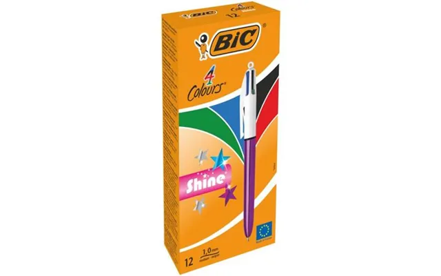 Bic 982876 Ballpoint Pen Black Blue Green Red Multifunction Ballpoint Pen 12 Pc S