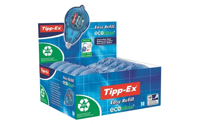 Bic Tipp-ex Easy Refill Correction Tape 14 M Blue 1 Pc S