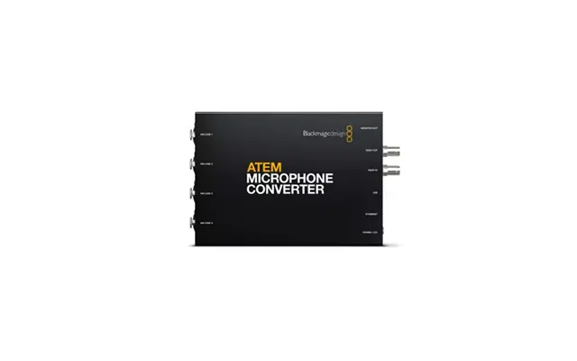 Blackmagic Design Atem Microphone Converter Black
