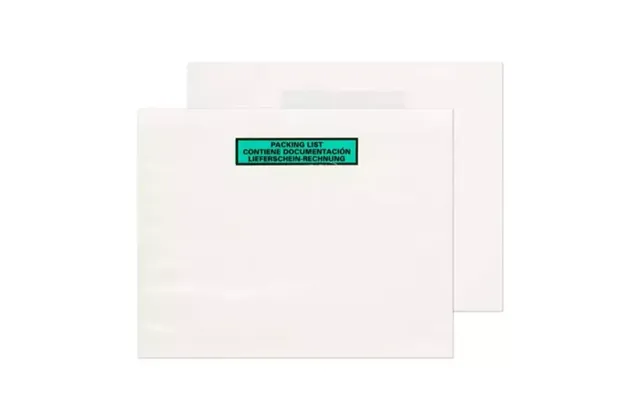 Blake Vita C4 Paper Document Enclosed Wallet Clear Peel And Seal 40mu 320 X 235mm Pack 500 - Papde52