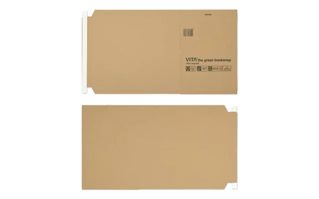 Blake Vita Manilla Peal And Seal Book Wrap Mailing Box 406x302x70mm Pack 20 - Bwm08