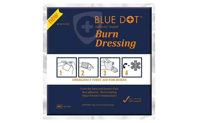 Blue Dot Burn Dressing 100x100mm Pack 10 - 1047199 product image