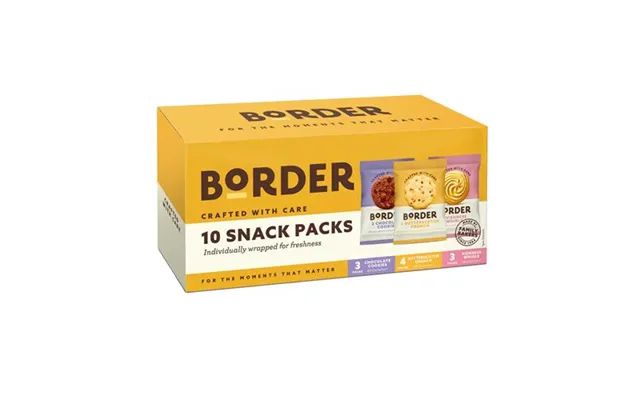Border Biscuit Snack Packs Contains 3 Varieties Of Chocolate Biscuit Pack 260g - 0401329
