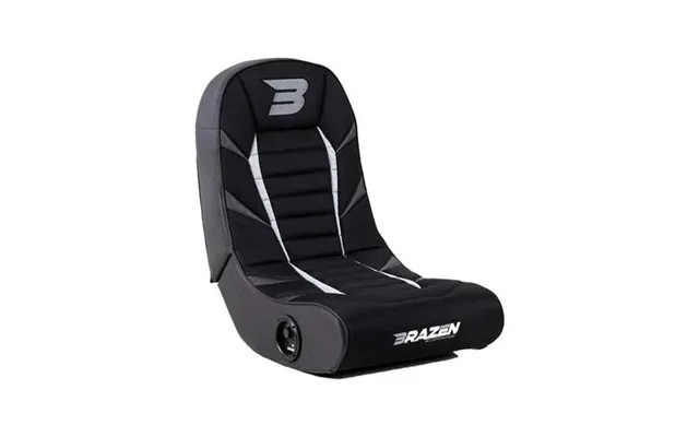 Brazen Gaming Chairs Python 2.0 Pc Gaming Chair Hard Seat Grey Black