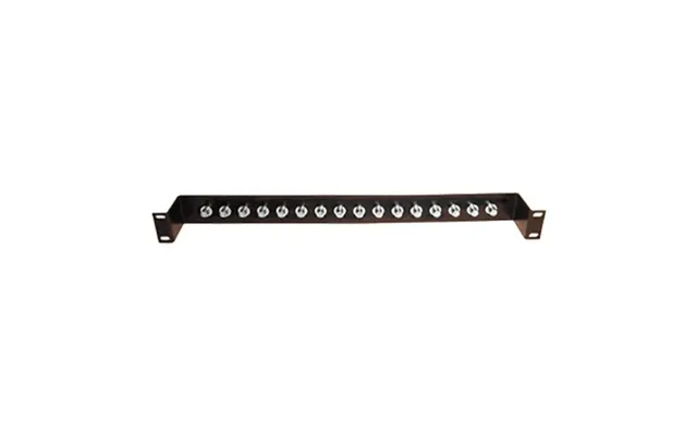Cablenet 16 Way 1u Loaded Bnc Panel Black