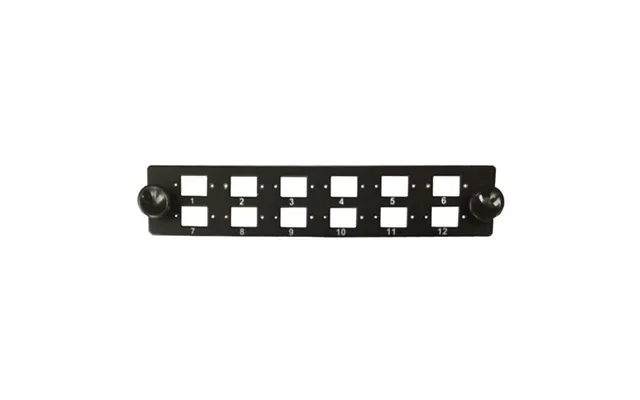 Cablenet Mpfe Front Plate 12 X Lc Duplex Unloaded