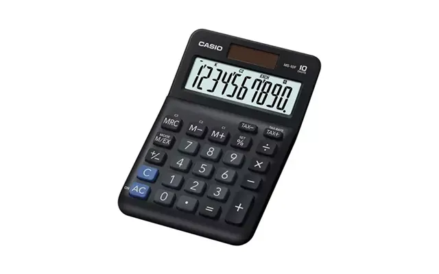 Casio Ms-10f Calculator Desktop Basic Black