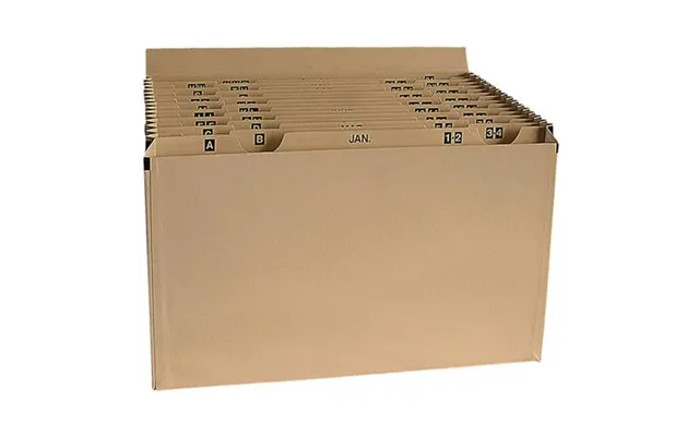 Cathedral Expanding File Manilla Foolscap 16 Pocket Labelled A-z 1-31 Monthly Planner And Utilities Buff - Expcamp16
