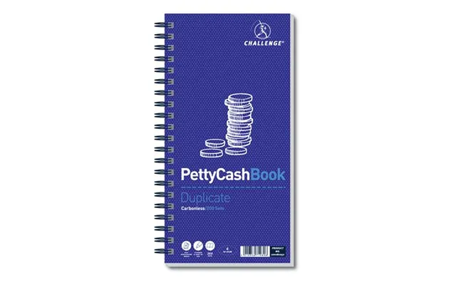 Challenge 280x141mm Duplicate Petty Cash Book Carbonless Wirebound 200 Sets - 100080052