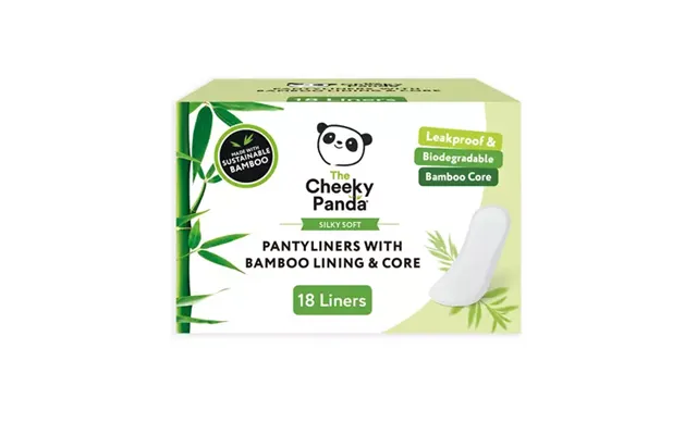 Cheeky Panda Fsc Pantyliners With Bamboo Lining & Core Pack 18 - Spads155mm product image