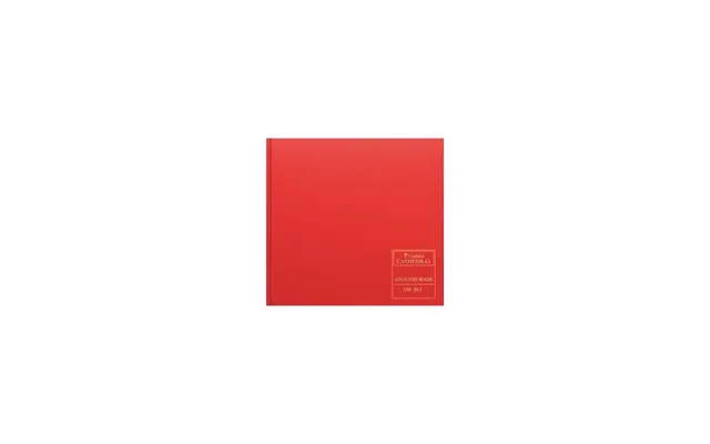 Collins Cathedral Analysis Book Casebound 297x315mm 4 Debit 16 Credit 96 Pages Red 150 4 16