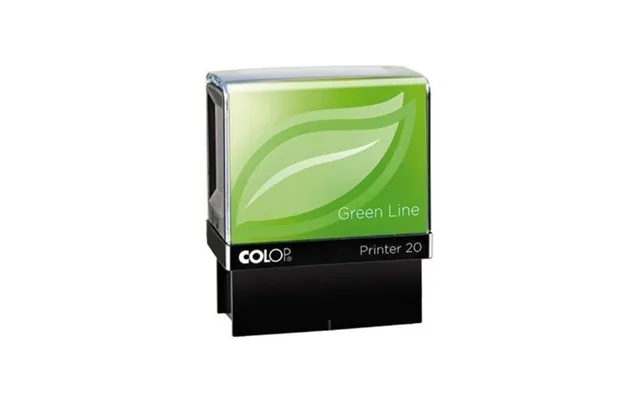 Colop P20 Green Line Eco-friendly Self-inking Signed Unchecked Word Stamp Impression Size 35x12mm Red Ink - C144837unc