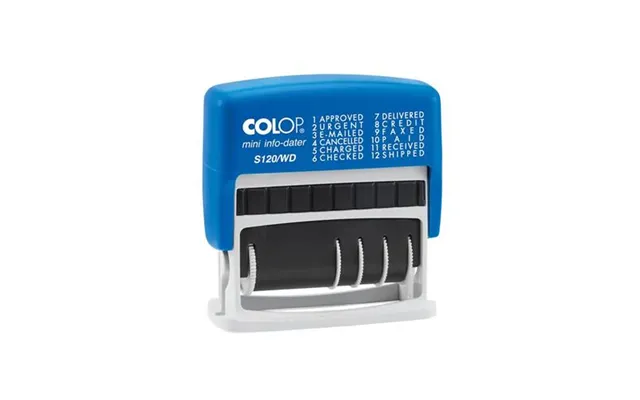 Colop S 120 Wd Self-inking Text Date Stamp