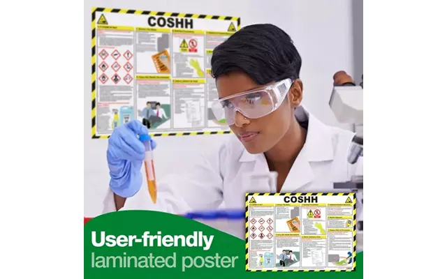 Coshh Laminated Guidance Poster A2 - A704