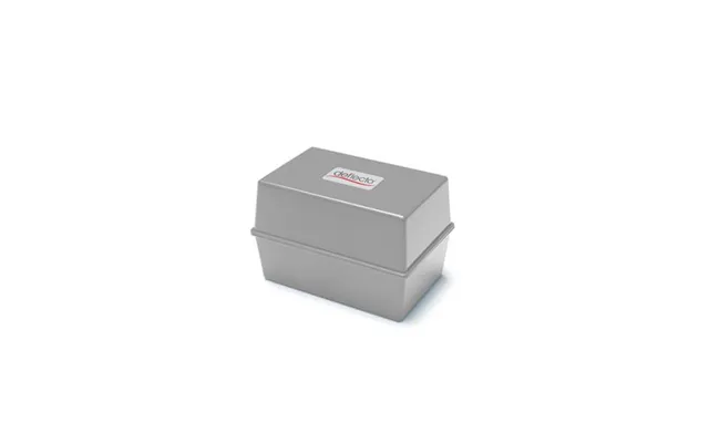 Deflecto Card Index Box 6x4 Grey