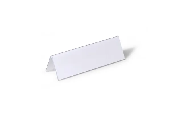 Durable 805219 Non-metallic Nameplate Transparent