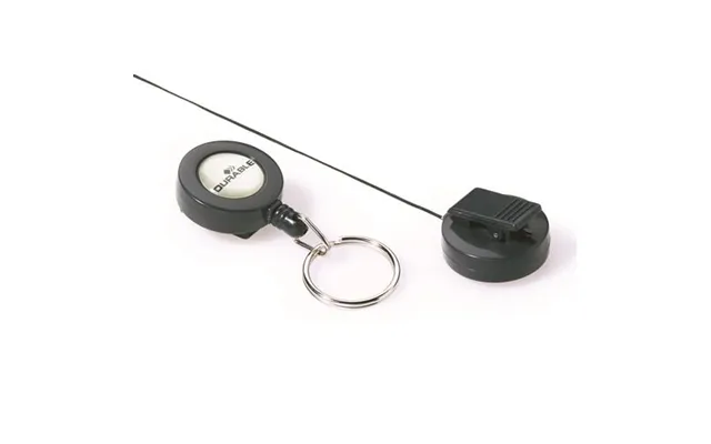 Durable 822258 Badge Holder Accessory Badge Reel Charcoal 10 Pc S