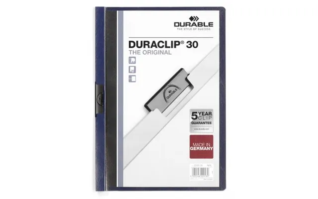 Durable Duraclip Report Cover Pvc Blue