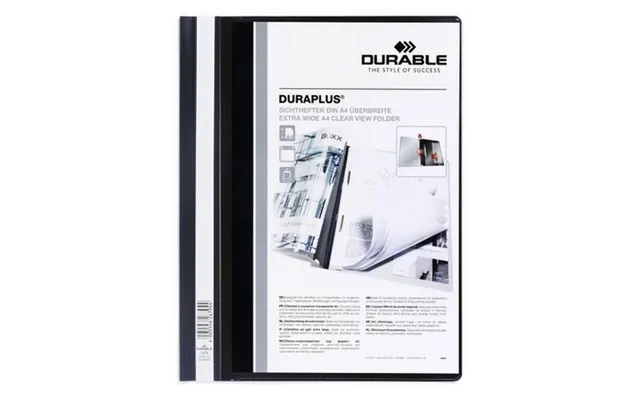 Durable Duraplus Report Cover Black