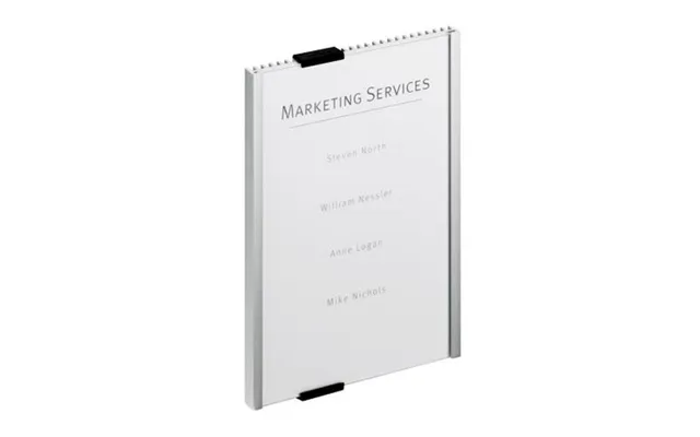 Durable Info Sign Acrylic Aluminium Silver