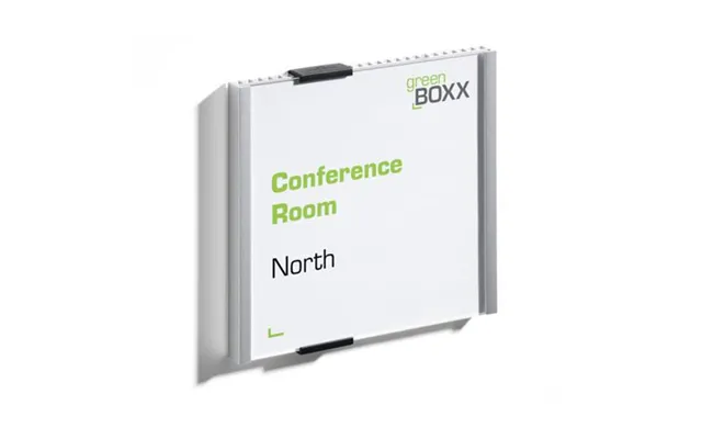 Durable Info Sign Sign Holder 15 X 15cm Acrylic Aluminium Silver