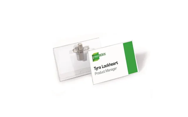 Durable Pvc Combi Clip Name Badge