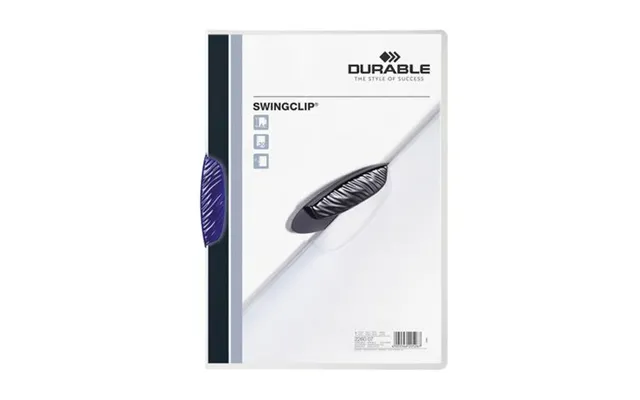 Durable Swingclip Report Cover Polypropylene Pp Dark Blue