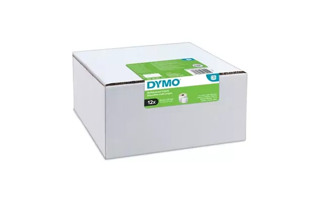 Dymo Authentic Labelwriter Multi-purpose Labels 32mm X 57mm 12 Rolls Of 1000 Easy-peel Labels 12000 Count Self-adhesive 