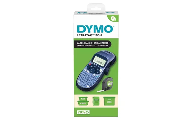 Dymo Letratag Lt-100h Handheld Label Maker Abc Keyboard Label Printer With Easy-to-use13 Character Lcd Screen For Home O