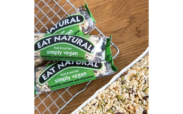 Eat Natural Simple Vegan Fruit & Nut Gluten Free Bar 40g Pack 12 X 40g - 0401376