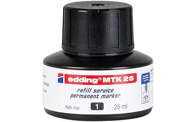 Edding Mtk 25 Marker Refill Black 25 Ml 1 Pc S