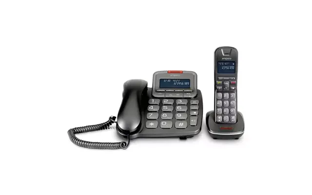 Emporia Th-21abb Analog Dect Telephone Caller Id Black