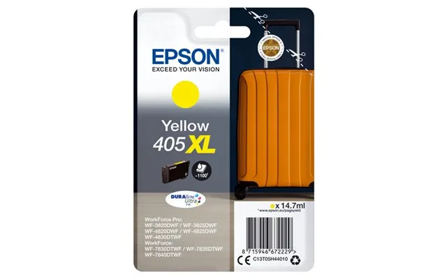 Epson Singlepack Yellow 405xl Durabrite Ultra Ink