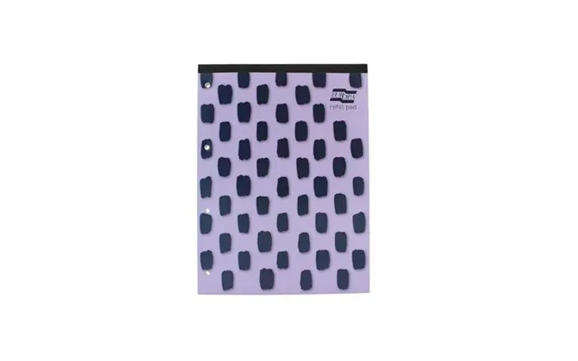 Europa Splash A4 Refill Pad Headbound 140 Pages 80gsm Fsc Paper Ruled With Margin Punched 4 Holes Purple Pack 6 - Eu1510
