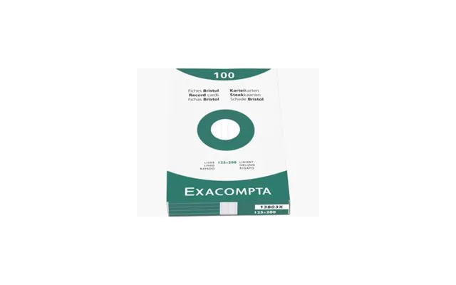 Exacompta 13803x Index Card White
