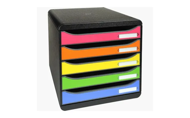 Exacompta 309798d Office Drawer Unit Black