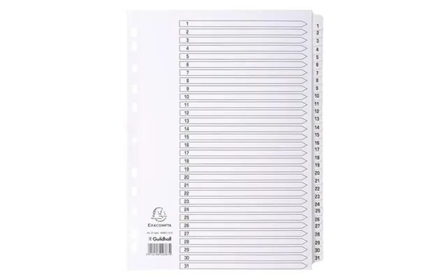 Exacompta Mwd1-31z Divider Carton White