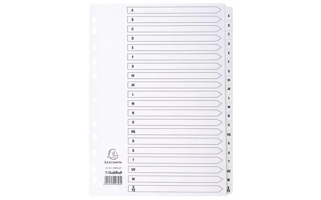 Exacompta Mwda-zz Divider Carton White
