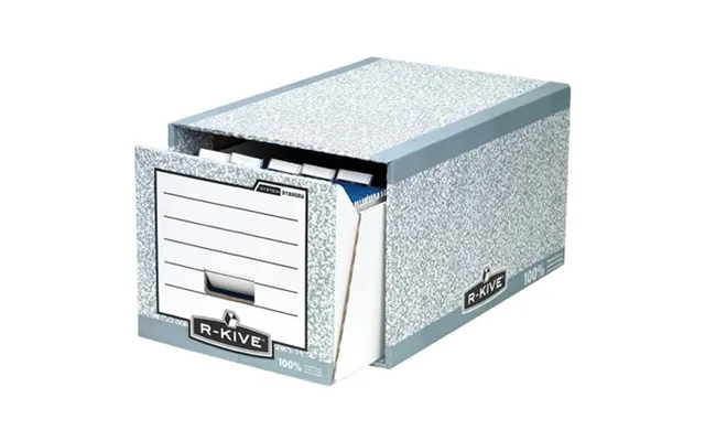 Fellowes 01820 File Storage Box White