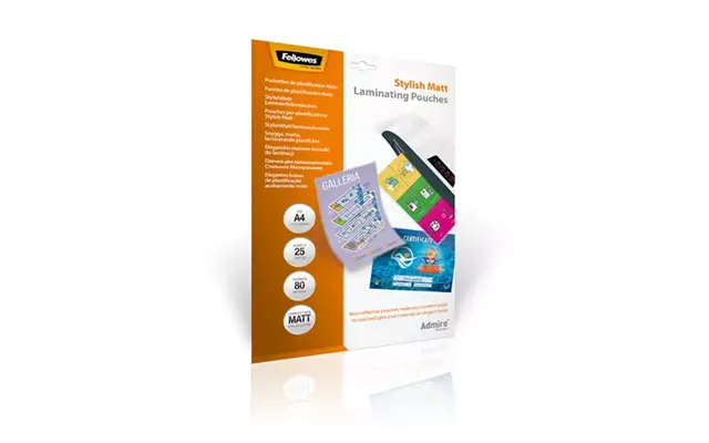 Fellowes 5602101 Laminator Pouch 25 Pc S