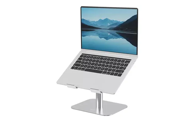 Fellowes Alumia Laptop Riser Desk Based Laptop Stand Max Size 15 Inch Max Weight 5kg Silver