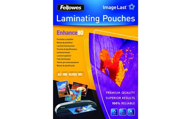 Fellowes Imagelast A3 80 Micron Laminating Pouch - 100 Pack