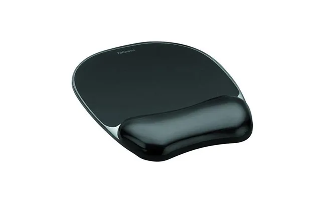 Fellowes Mouse Mat Wrist Support - Crystals Gel Mouse Pad With Non Slip Rubber Base