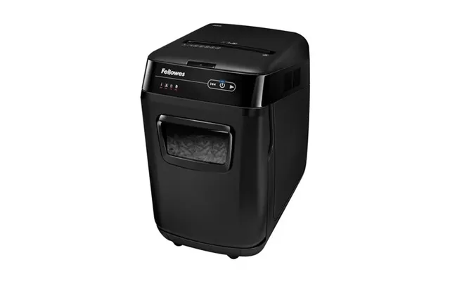 Fellowes Paper Shredder 200 Sheet Auto Feed Cross Cut Shredder Automax 200c Shredder With 32 Litre Bin High Security P4