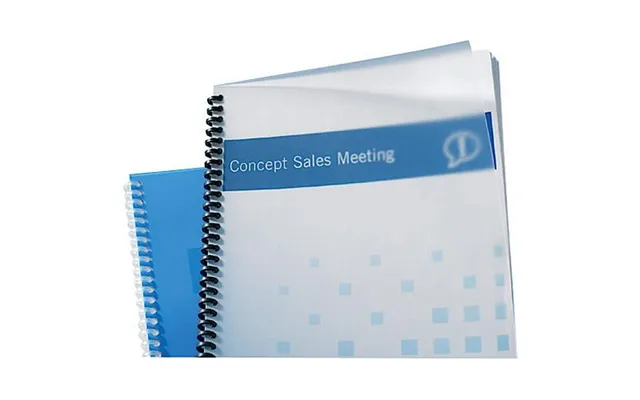 Gbc Binding Cover Poly Clear View A4 300 Micron Frosted
