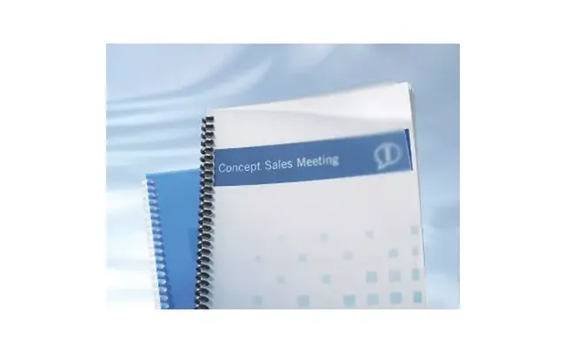 Gbc Binding Cover Poly Clear View A4 450 Micron Frosted
