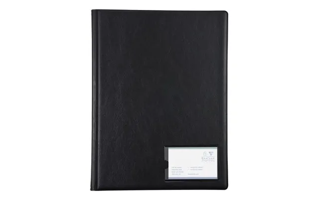 Guildhall A4 Display Book 12 Pocket Black - Cdb12z