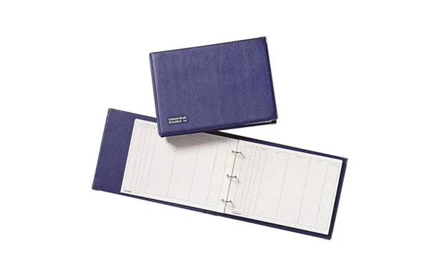 Guildhall Visitor Binder Loose Leaf Pvc 3 Rings With 50 Sheets Blue - T40z