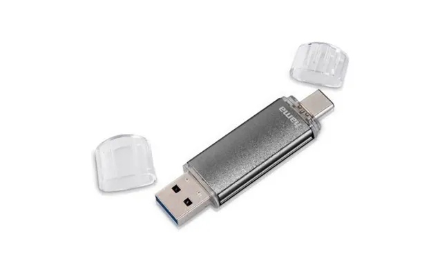 Hama Laeta Twin 16gb Usb Flash Drive Usb Type-a 2.0 Grey